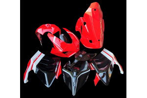 Lackierte Rennverkleidung Ducati Panigale V4 V4S 2020 + Schrauben, Schnellverschlüsse - MXPCRV12773