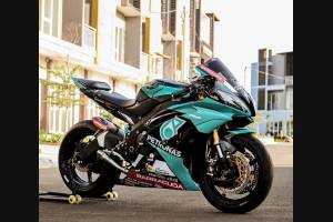 Carenage en abs pour la roue avec peinture compatible avec Yamaha R6 2006 - 2007 - MXPCAV12275