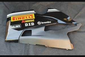 Lackierte Straße Verkleidung auf ABS kompatibel mit Ducati Panigale V4R fur Akrapovic Auspuff - MXPCAV12787