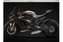 Carene stradali in abs verniciate per Ducati Panigale V4 V4S per scarico Akrapovic 2020 - 2021 - MXPCAV12832 2