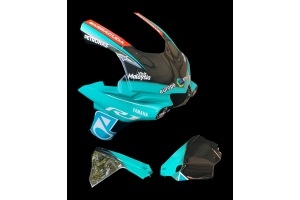 Carenado Racing Pintado Yamaha R1 2015 - 2019 + tornillos, tornillos rapidos -MXPCRV12870