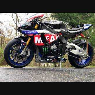 Carenado Racing Pintado Yamaha R1 2015 - 2019 + tornillos, tornillos rapidos -MXPCRV12873