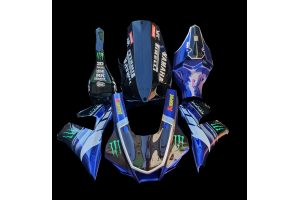 Carenado Racing Pintado Yamaha R1 2020 - 2021 + tornillos, tornillos rapidos -MXPCRV12876