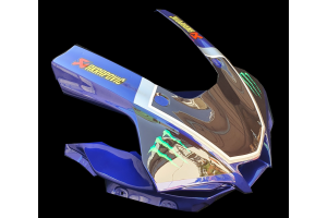 Lackierte Rennverkleidung Yamaha R1 2020 - 2021 + Schrauben, Schnellverschlüsse -MXPCRV12876