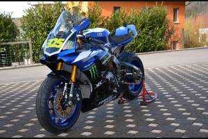 Carenage Racing Peint Yamaha R1 2020 - 2021 + crochets rapides -MXPCRV12876