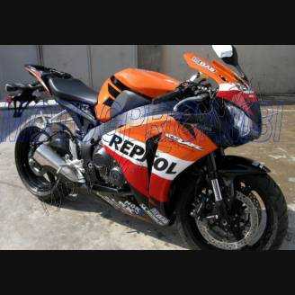 Lackierte Straße Verkleidung auf ABS kompatibel mit Honda Cbr 1000 2008 - 2011 - MXPCAV1796