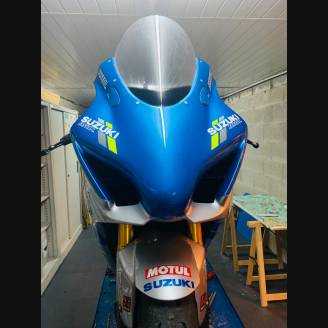 Lackierte Rennverkleidung Suzuki Gsxr 1000 2017 - 2021 + Schrauben, Schnellverschlüsse - MXPCRV12902