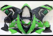 Painted street fairings in abs compatible with Kawasaki ZX10R 2006 - 2007 - MXPCAV1808