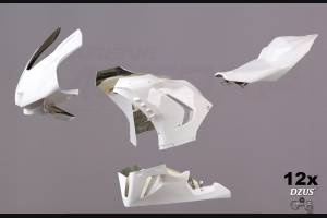 Honda CBR 1000 RR 2020 - 2021 Full fairings without front fender- MXPCRD12739