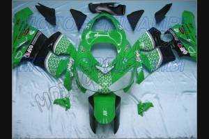 Lackierte Straße Verkleidung auf ABS kompatibel mit Kawasaki ZX6R 636 2005 - 2006 - MXPCAV1813
