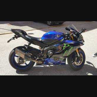 Painted street fairings in abs compatible with Yamaha R6 2017 - 2021 - MXPCAV12265