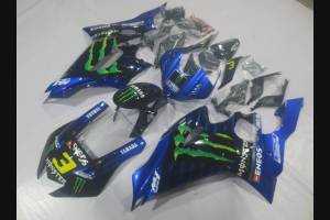 Lackierte Straße Verkleidung auf ABS kompatibel mit Yamaha R6 2017 - 2021 - MXPCAV12265