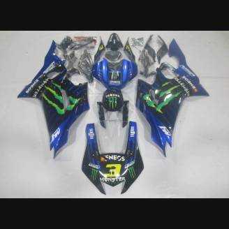 Painted street fairings in abs compatible with Yamaha R6 2017 - 2021 - MXPCAV12265