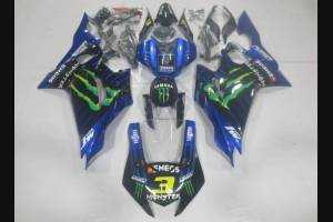 Painted street fairings in abs compatible with Yamaha R6 2017 - 2021 - MXPCAV12265