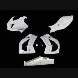 Kawasaki Zx10R 2016 -2020 fairing in 5 pieces without front fender- MXPCRD12084