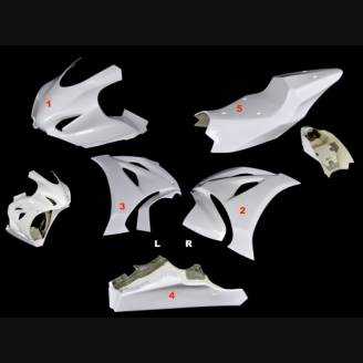 Suzuki Gsxr 1000 2017 - 2021 fairings in 5 Pieces without front fender - MXPCRD6973