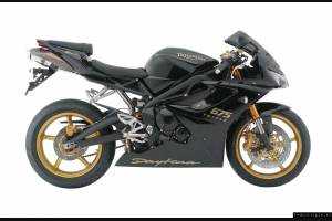 Painted street fairings in abs compatible with Triumph Daytona 675 2009 - 2012 - MXPCAV1836