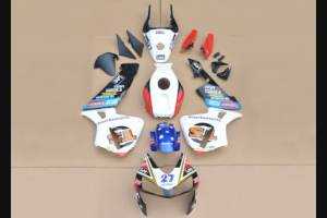 Painted street fairings in abs compatible with Honda CBR 600 RR 2003 - 2004 - MXPCAV11554