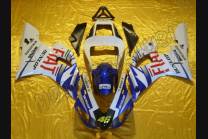 Lackierte Straße Verkleidung auf ABS kompatibel mit Yamaha R6 1999 - 2002 Matt Black - MXPCAV1853