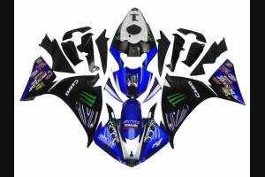 Painted street fairings in abs compatible with Yamaha R1 2009 - 2011 - MXPCAV13142
