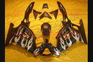 Carene stradali in abs verniciate compatibili con Honda CBR 600F 1997 - 1998 - MXPCAV1873