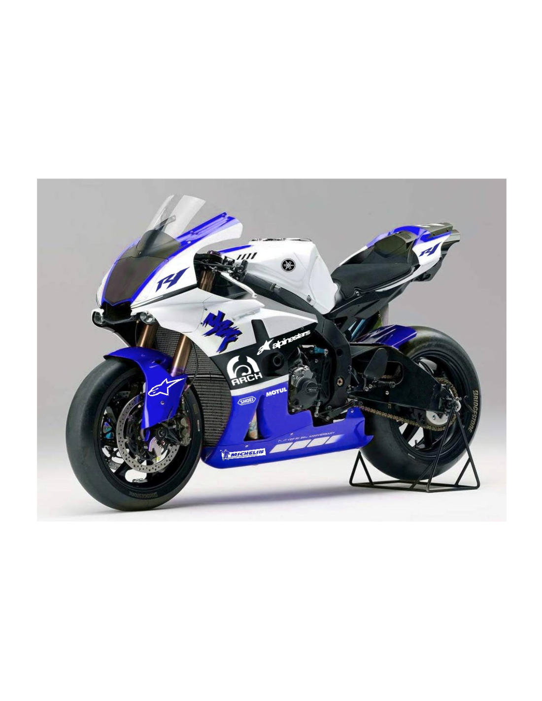 Painted Race Fairings Yamaha R1 2020 2023 Mxpcrv13219