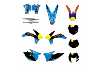 Kit de pegatinas compatible con per KTM EXC EXCF XCW 125 250 350 450 2014 2015 2016 - MXPKAD13217