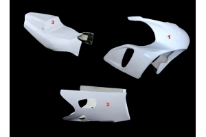 Suzuki GsxR 750 1992 - 1995 race Fairings without Front Fender - MXPCRD13285