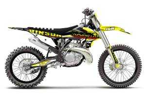 Kit adesivi compatibile con per KTM SX SXF 125 200 250 300 350 450 2019 2021 - MXPKAD13357