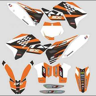 Kit adesivi compatibile con per KTM SX 125 200 250 300 350 450 2007 2010 - MXPKAD13373