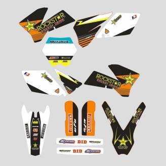 Kit de pegatinas compatible con per KTM SX 125 200 250 300 350 450 2007 2010 - MXPKAD13376