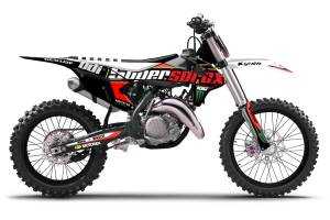 Kit adesivi compatibile con per KTM EXC EXC-F 200 250 300 350 450 2016 - MXPKAD13388