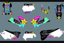 Kit adesivi compatibile con per KTM EXC EXC-F 200 250 450 2005 - 2007 - MXPKAD13244