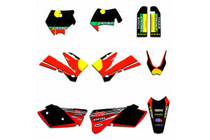 Kit adesivi compatibile con per KTM EXC EXC-F 200 250 450 2005 - 2007 - MXPKAD13423