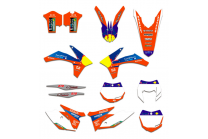 Kit adesivi compatibile con per KTM EXC EXC-F 125 200 250 350 450 2012 - 2013 - MXPKAD13430