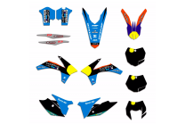 Kit adesivi compatibile con per KTM EXC EXC-F 125 200 250 350 450 2012 - 2013 - MXPKAD13433