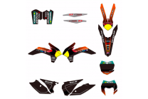 Kit de pegatinas compatible con per KTM EXC EXC-F 200 250 300 350 450 2016 - MXPKAD13441