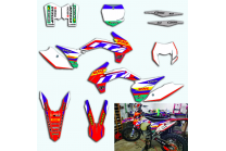 Kit de pegatinas compatible con per KTM EXC EXC-F 200 250 300 350 450 2016 - MXPKAD13442