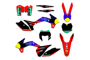 Kit adesivi compatibile con per KTM EXC EXC-F 200 250 300 350 450 2016 - MXPKAD13442