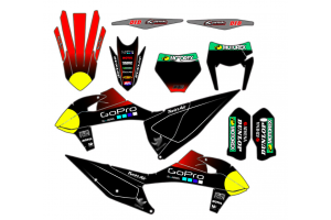 Sticker set compatible with per KTM EXC EXC-F 200 250 300 350 450 2020 - 2021 - MXPKAD13453