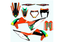 Sticker set compatible with per KTM EXC EXC-F 200 250 300 350 450 2020 - 2021 - MXPKAD13455