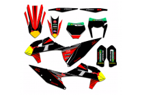 Kit de pegatinas compatible con per KTM EXC EXC-F 200 250 300 350 450 2020 - 2021 - MXPKAD13456