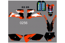 Kit adesivi compatibile con per KTM SX 85 2004-2005 - MXPKAD13459