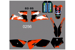 Kit de pegatinas compatible con per KTM SX 85 2004-2005 - MXPKAD13459