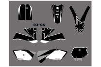 Kit de pegatinas compatible con per KTM SX 85 2004-2005 - MXPKAD13463