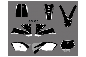 Sticker set compatible with per KTM SX 85 2004-2005 - MXPKAD13463