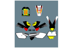 Kit adesivi compatibile con per KTM SX 85 2006-2012 - MXPKAD13465