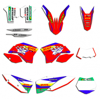 Kit de pegatinas compatible con per KTM SX 125 200 250 300 350 450 2007 2010 - MXPKAD13487