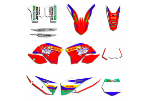 Kit adesivi compatibile con per KTM SX 125 200 250 300 350 450 2007 2010 - MXPKAD13487