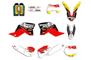 Kit adesivi compatibile con per KTM SX 125 200 250 300 350 450 2007 2010 - MXPKAD13489